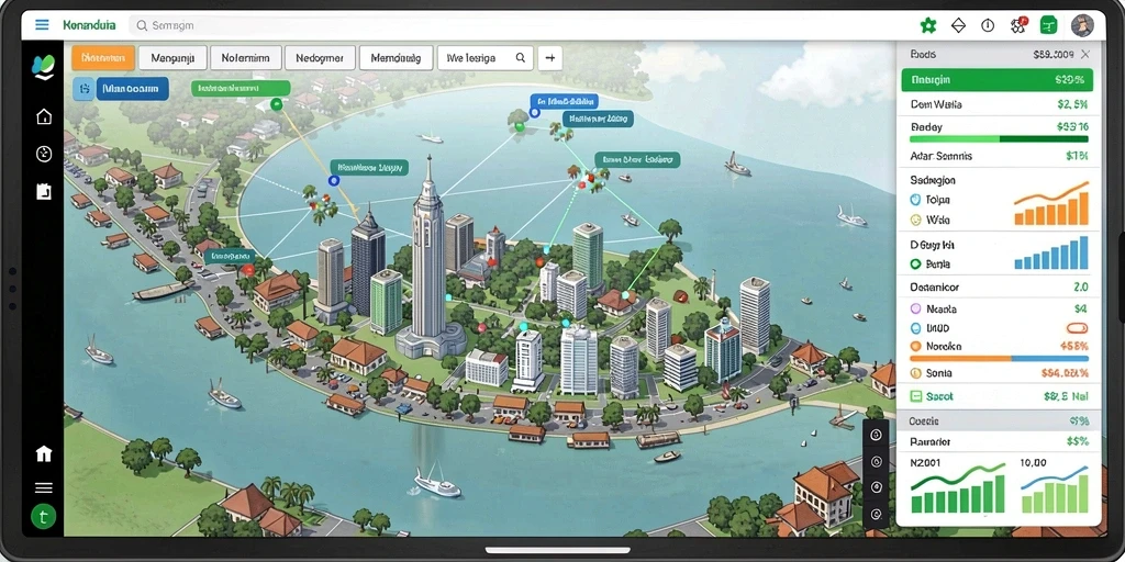Tangkapan layar menampilkan upgrade karakter yang menarik.