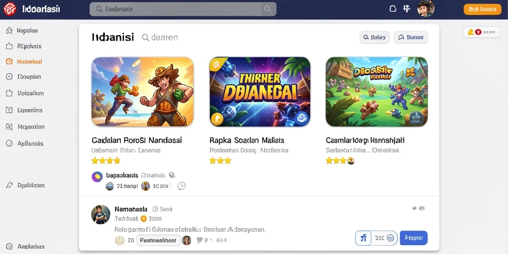 Fitur chat untuk berbagi pengalaman dengan pemain lain.