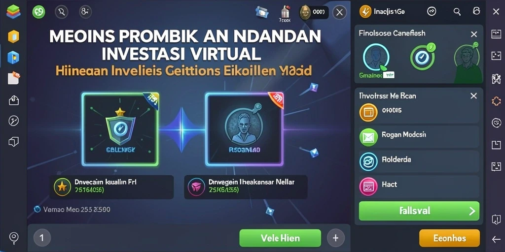 Tangkapan layar menunjukkan antarmuka permainan yang intuitif.