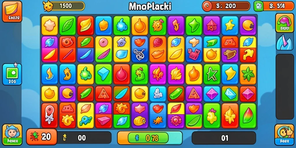 Tangkapan layar memberikan gambaran tentang sistem level dan upgrade karakter.